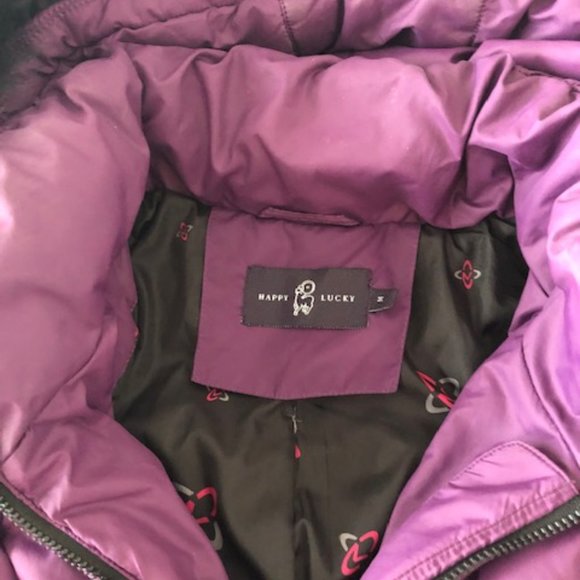 Winter down jacket, purple - Picture 5 of 5